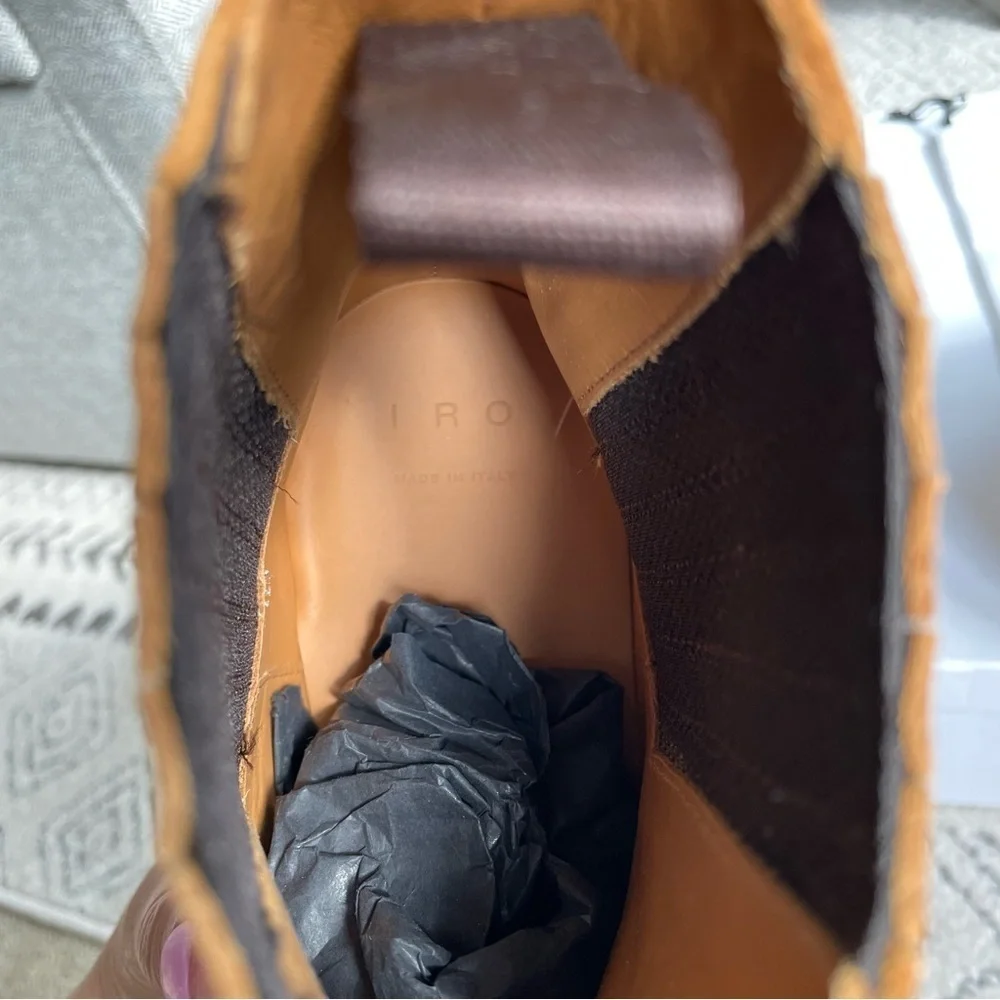 IRO Men’s Chelsea Boots in Camel Size 42 EUR Like New - Picture 9 of 15